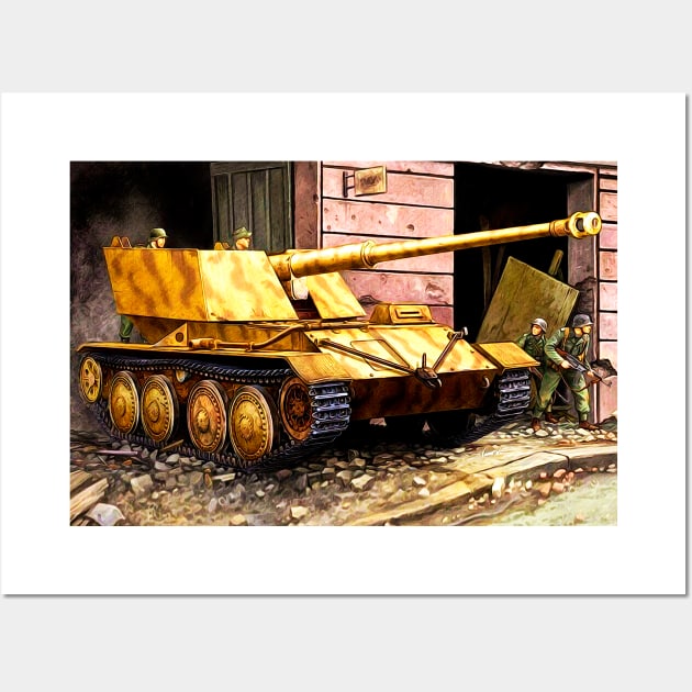 German Tank 8 Wall Art by Intrepid Customs